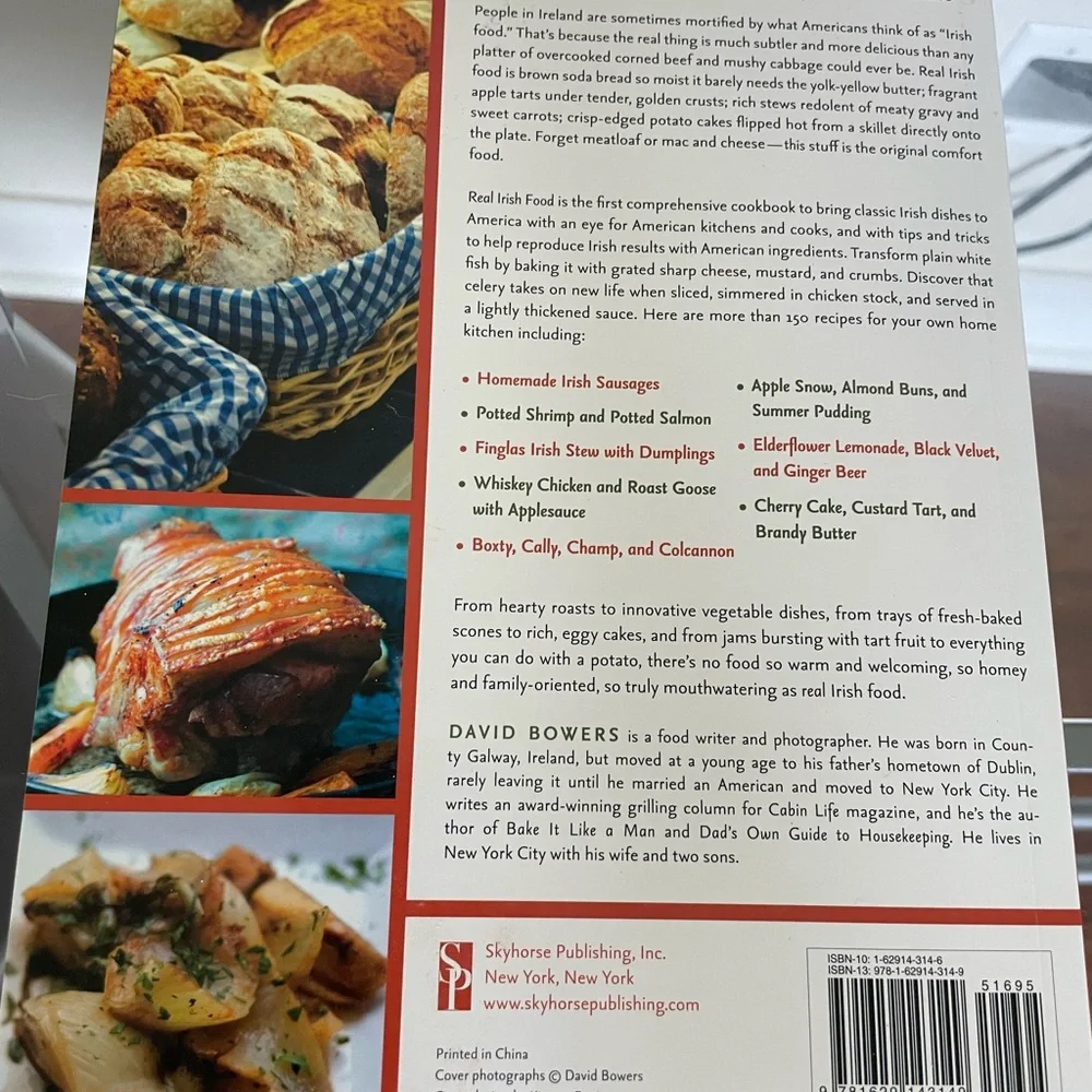 Real Irish Food Cookbook by - White and Red